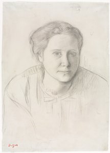 Victoria Dubourg, c. 1866. by Edgar Degas
