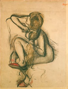 Saçını Taranan Kadın by Edgar Degas