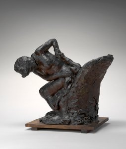 Oturan Kadın Sol Kalçasını Siliyor by Edgar Degas