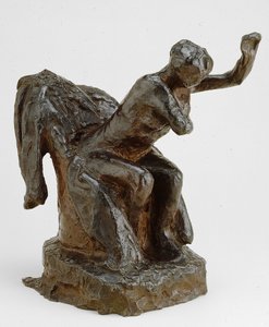 Koltukta Oturan Kadın, modellenmiş c. 1903, 191921. by Edgar Degas