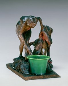 Sol Bacağını Yıkanan Kadın, c. 1890