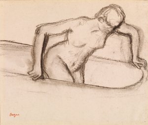 Küvette Kadın by Edgar Degas