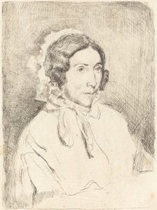 Fırfırlı Şapkalı Kadın (Bayan yaş) by Edgar Degas