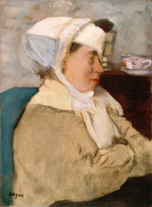 Sargılı Kadın, 1872 dolayları by Edgar Degas