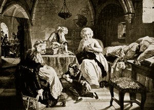 Louis XVI ve ailesi Tapınakta, 