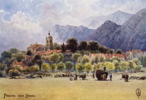 Kuzey İspanya: Pasana, Bir Asturian Dağ Köyü (renkli taş)