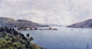Kuzey İspanya: Vigo Körfezi, İç Liman, denize doğru bakıyor (renkli taş)