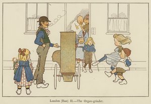 Londra (Doğu), organ öğütücü by Edith Farmiloe