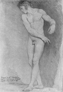 Sola bakan çıplak, 1755