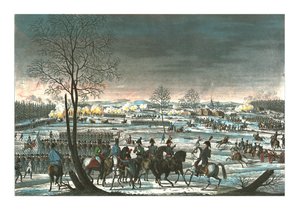 Hohenlinden yakınlarında savaş, 3 Aralık 1800, c1850.