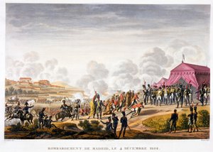 Madrid, İspanya, 4 Aralık 1808 bombardımanı