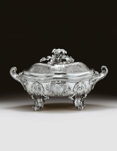 Louis XV kase, kapak ve astar by Edme-Pierre Balzac