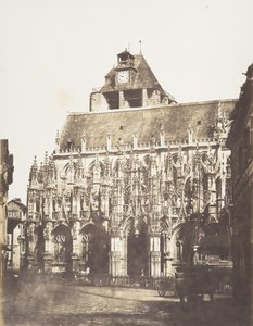 Louviers Katedrali, genel görünüm, 1852-54. by Edmond Bacot