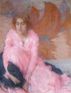 Pembe Elbise; La Robe Rose, 1898 dolayları (pastel)