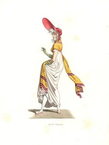 Şık kadın Harika, Fransa by Edmond Lechevallier Chevignard
