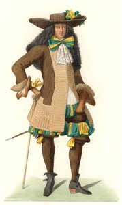 tören elbiseli Fransız beyefendi by Edmond Lechevallier Chevignard
