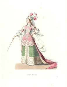 Fransız kadın bale kostümü by Edmond Lechevallier Chevignard