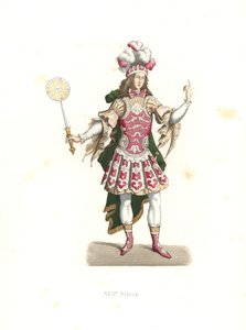 Louis XIV, Güneş Kralı, bale kostümü içinde