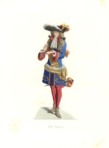 Kraliyet memuru, Fransa by Edmond Lechevallier Chevignard
