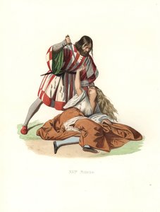 Venedikli adam karısını öldürdü by Edmond Lechevallier Chevignard