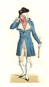18. yüzyılın İnanılmazları tarzında doğan genç Fransız adam, Carle Vernet