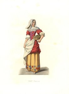 Köylü kadın, Fransa by Edmond Lechevallier Chevignard