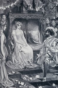 Goethes Faust için İllüstrasyon by Edmund Bruning