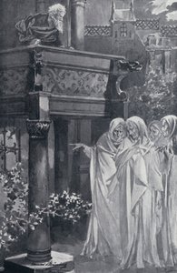 Goethes Faust için İllüstrasyon by Edmund Bruning