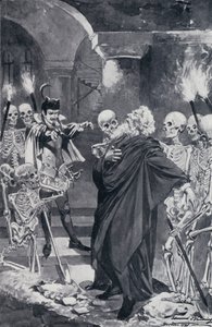 Goethes Faust için İllüstrasyon by Edmund Bruning