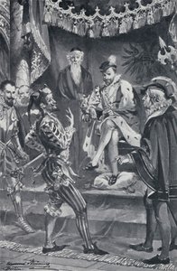 Goethes Faust için İllüstrasyon by Edmund Bruning