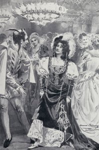 Goethes Faust için İllüstrasyon by Edmund Bruning