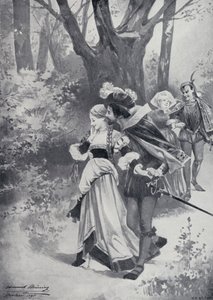 Goethes Faust için İllüstrasyon by Edmund Bruning