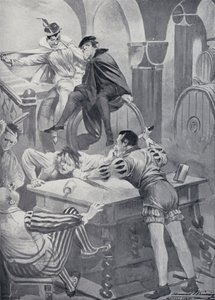 Goethes Faust için İllüstrasyon by Edmund Bruning
