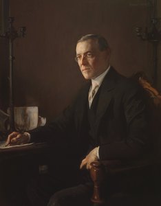 Woodrow Wilson (1856-1924) 1920-21 (tuval üzerine yağlıboya)