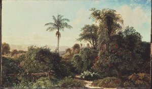 Küba Manzarası (tuval üzerine yağlı boya) by Edmund Darch Lewis