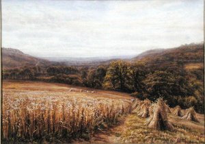 Ashburton yakınlarındaki Hasat Zamanı by Edmund George Warren