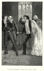 Charlotte Bronte tarafından Jane Eyre için illüstrasyon (gravür) by Edmund Henry Garrett
