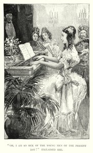 Charlotte Bronte tarafından Jane Eyre için illüstrasyon (gravür) by Edmund Henry Garrett