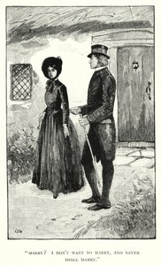Charlotte Bronte tarafından Jane Eyre için illüstrasyon (gravür) by Edmund Henry Garrett