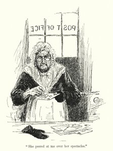 Charlotte Bronte (lito) tarafından Jane Eyre için illüstrasyon by Edmund Henry Garrett