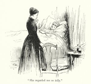 Charlotte Bronte tarafından Jane Eyre için illüstrasyon (lito) by Edmund Henry Garrett