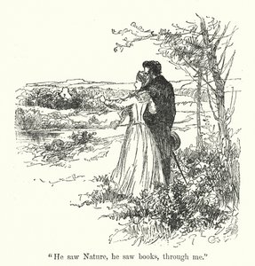 Charlotte Bronte (lito) tarafından Jane Eyre için illüstrasyon