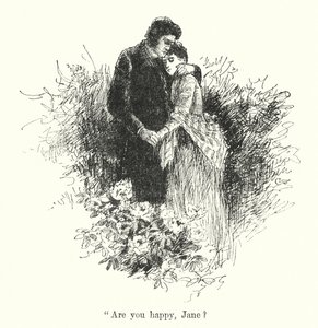 Charlotte Bronte (lito) tarafından Jane Eyre için illüstrasyon