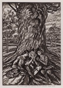İstediğiniz Gibi, II. Perde, Sk 4 (lito) by Edmund Joseph Sullivan