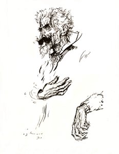 Don Kişot. Çizgiden Kalem Kroki: Bir Sanat Çalışması, 1923 by Edmund Joseph Sullivan
