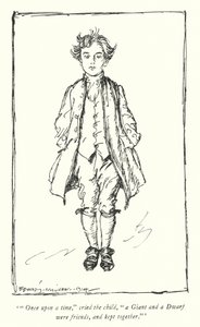 Oliver Goldsmith (lito) tarafından Wakefield Papazı için illüstrasyon by Edmund Joseph Sullivan