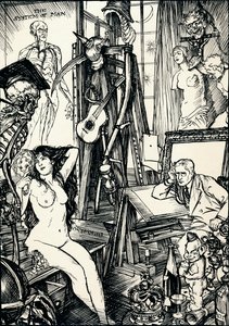 Karikatürist - Aşama VI, c1920 by Edmund Joseph Sullivan