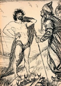 Mutlu Adam Bulundu, 1918, 1918 by Edmund Joseph Sullivan
