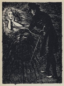 Tennysons Maud için İllüstrasyon by Edmund Joseph after Sullivan