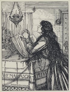 Tennyson, A Dream of Fair Women ve Diğer Şiirler için İllüstrasyon
